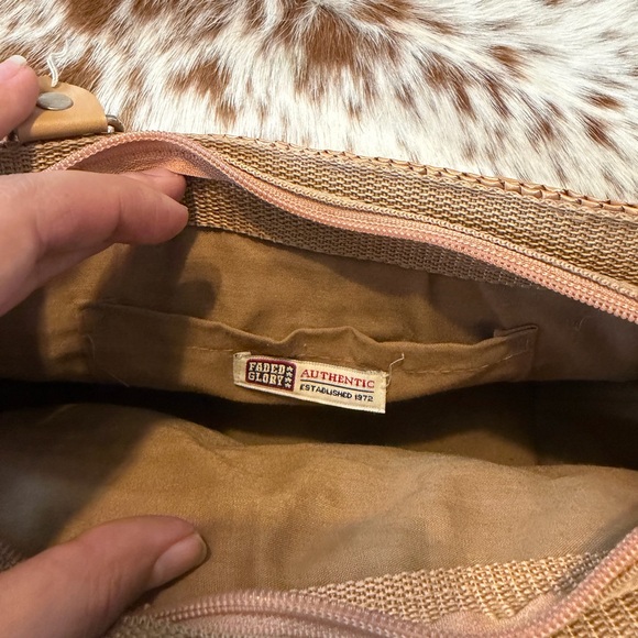 Faded Glory Brown Woven Clutch - Picture 2 of 3